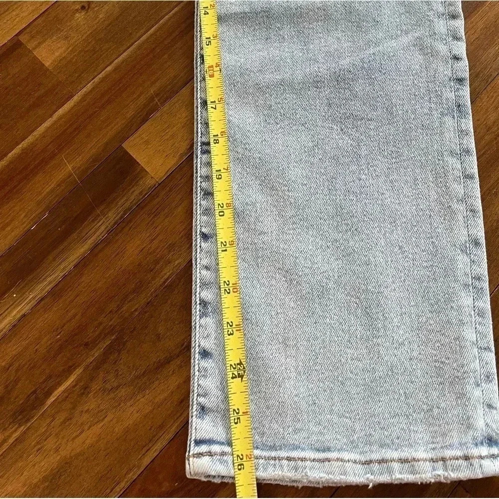 Good American Good legs straight high rise jeans distressed new with tags - Picture 6 of 8